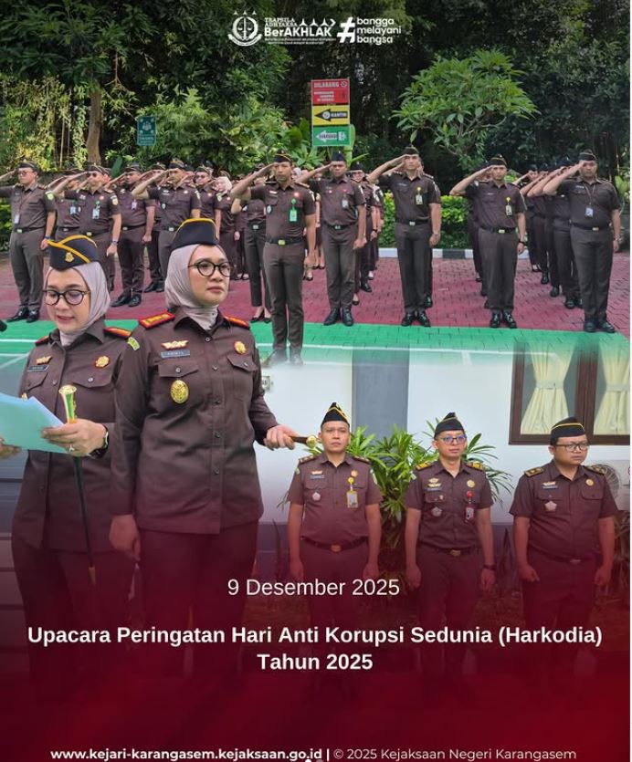 UPACARA PERINGATAN HARI ANTIKORUPSI SEDUNIA (HAKORDIA) TAHUN 2025