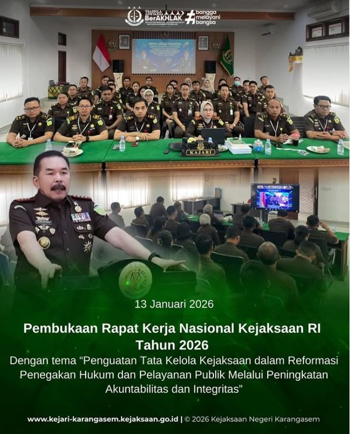 RAPAT KERJA NASIONAL (RAKERNAS) KEJAKSAAN REPUBLIK INDONESIA TAHUN 2026