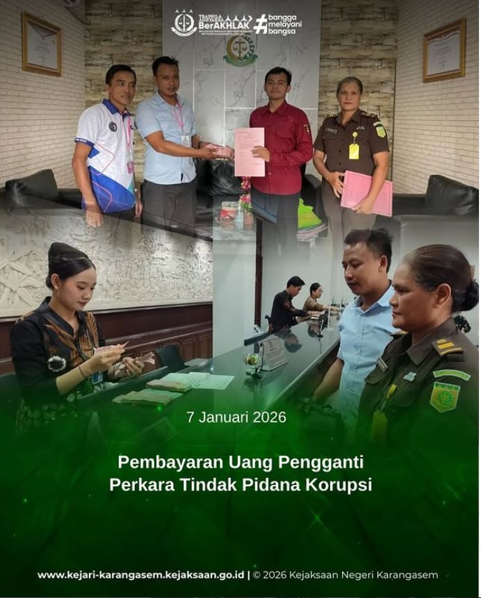 PEMBAYARAN UANG PENGGANTI DALAM PERKARA TINDAK PIDANA KORUPSI