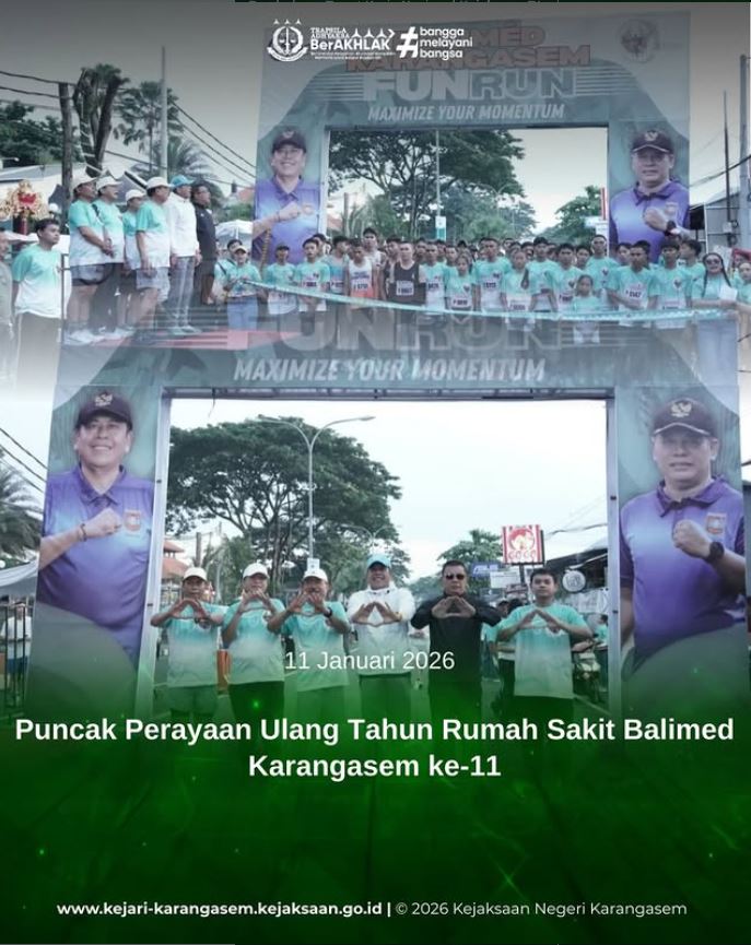 PUNCAK PERAYAAN ULANG TAHUN RUMAH SAKIT BALIMED KARANGASM KE-11