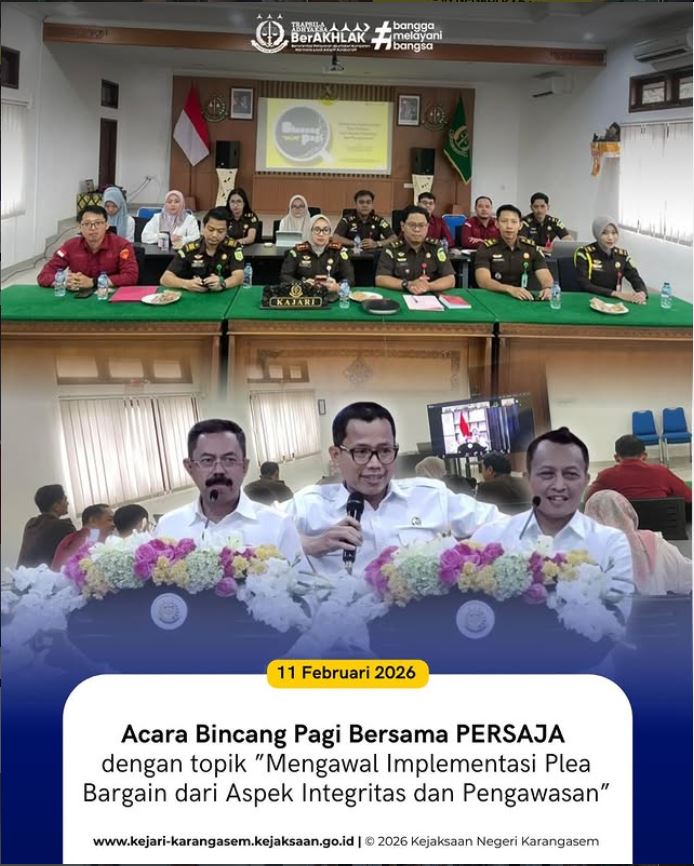 ACARA BINCANG PAGI BERSAMA PERSAJA