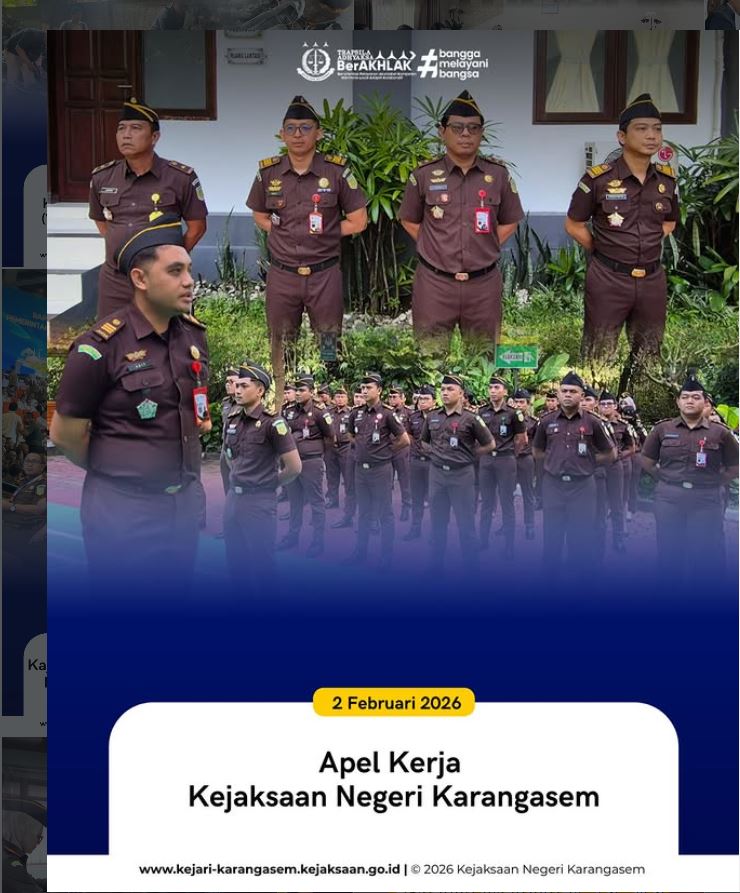 APEL KERJA KEJAKSAAN NEGERI KARANGASEM