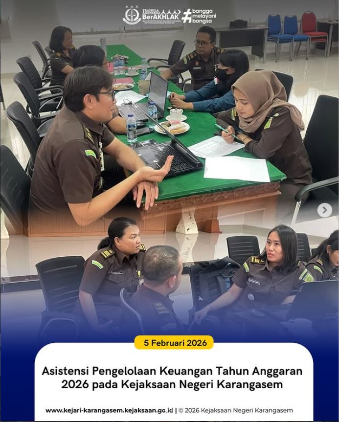 ASISTEN PENGELOLAAN KEUANGAN TAHUN ANGGARAN 2026 PADA KEJAKSAAN NEGERI KARANGASEM