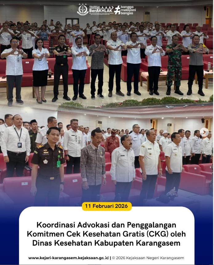 KOORDINASI ADVOKASI DAN PENGGALANGAN KOMITMEN CEK KESEHATAN GRATIS (CKG) OLEH DINAS KESEHATAN KAB. KARANGASEM