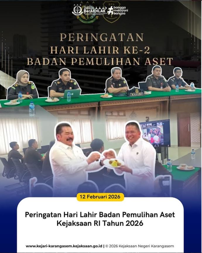 PERINGATAN HARI LAHIR BADAN PEMULIHAN ASET KEJAKSAAN RI TAHUN 2026