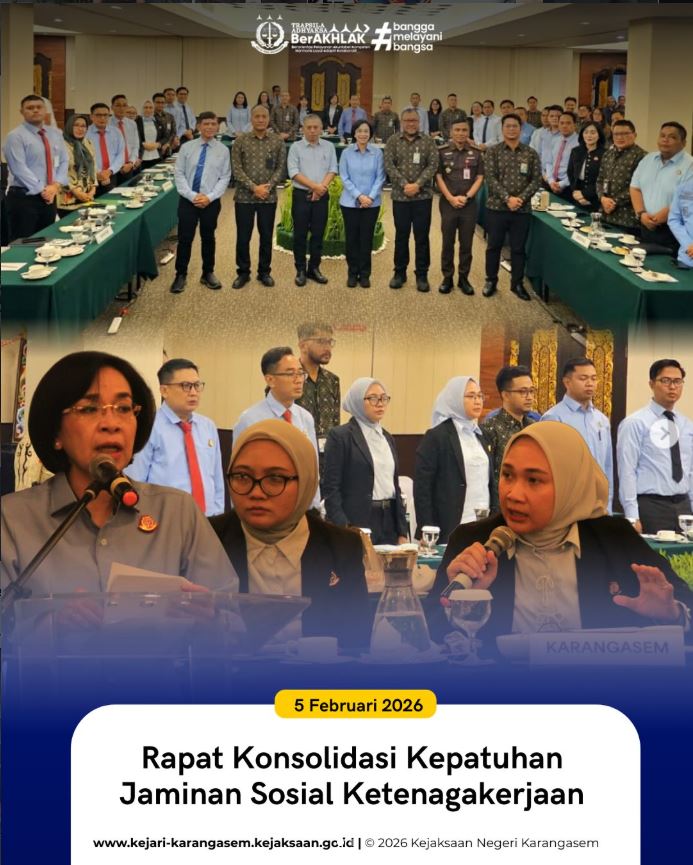 RAPAT KONSOLIDASI KEPATUHAN JAMINAN SOSIAL KETENAGAKERJAAN