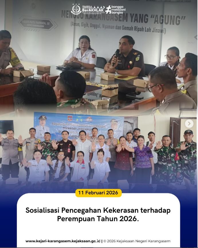 SOSIALISASI PENCEGAHAN KEKERASAN TERHADAP PEREMPUAN TAHUN 2026