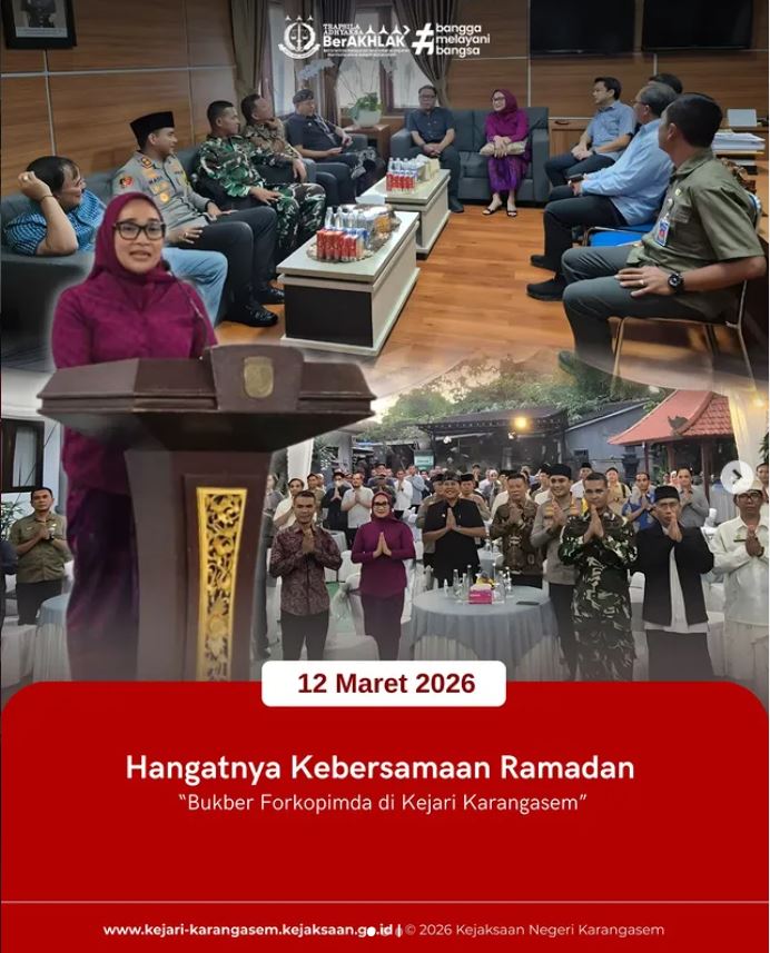 BUKBER FORKOPIMDA DI KEJARI KARANGASEM