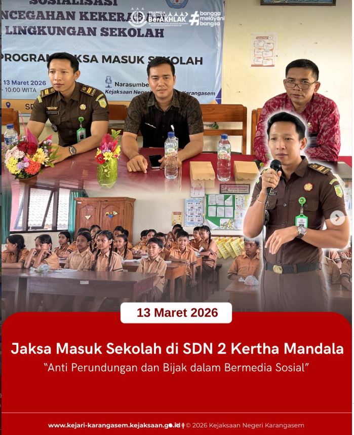 JAKSA MASUK SEKOLAH SI SD N 2 KERTHA MANDALA