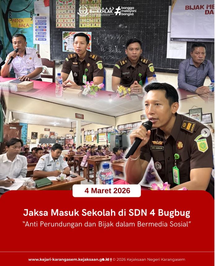 JAKSA MASUK SEKOLAH DI SDN 4 BUGBUG
