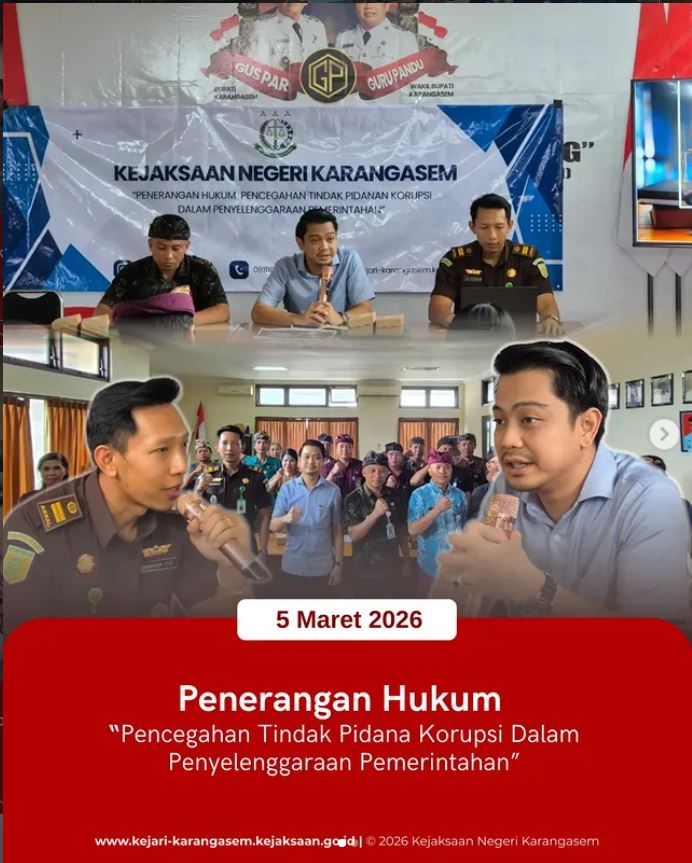 PENERANGAN HUKUM PENCEGAHAN TINDAK PIDANA KORUPSI DALAM PENYELENGGARAAN PEMERINTAHAN