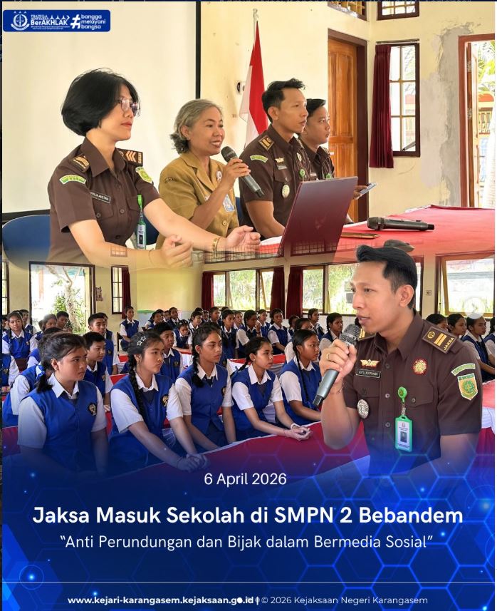 JAKSA MASUK SEKOLAH DI SMPN 2 BEBANDEM