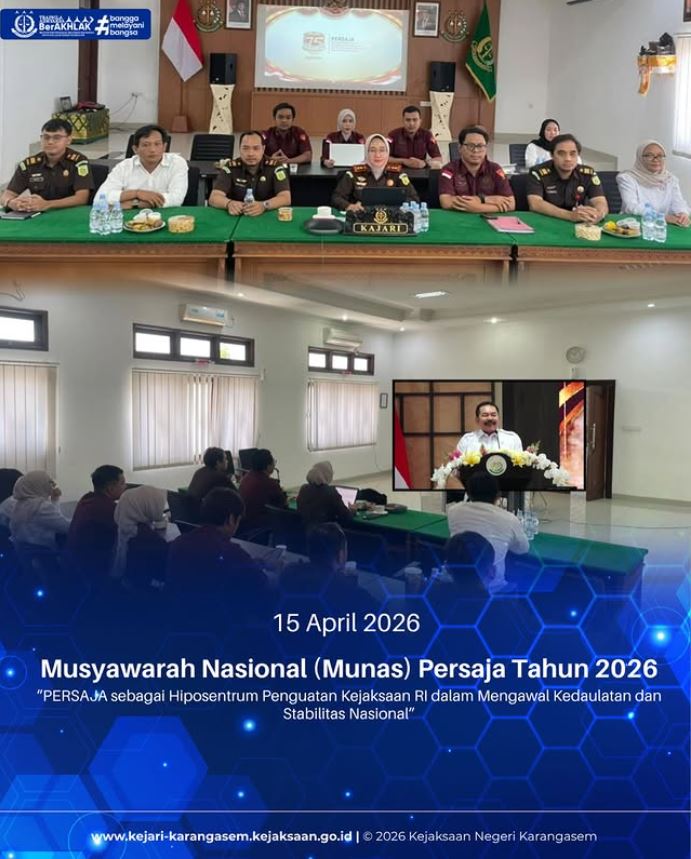 MUSYAWARAH NASIONAL (MUNAS) PERSAJA TAHUN 2026