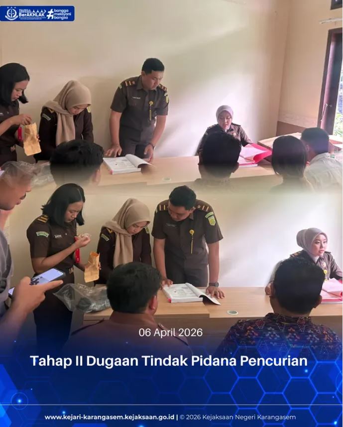 TAHAP II TINDAK PIDANA PENCURIAN