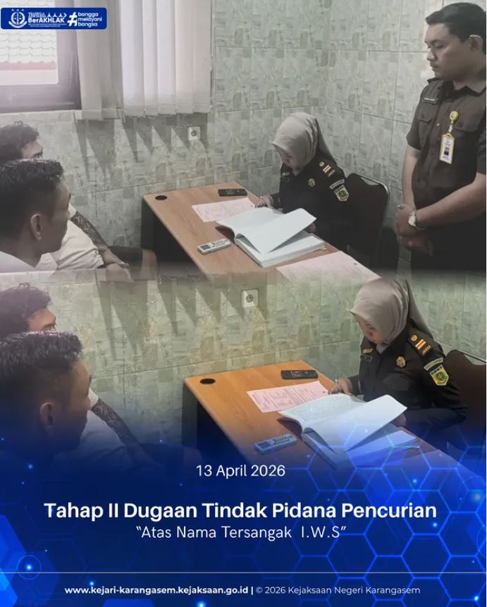 TAHAP II DUGAAN TINDAK PIDANA PENCURIAN