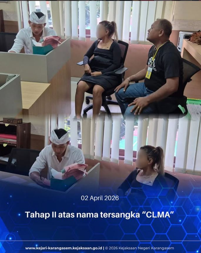 TAHAP II ATAS NAMA TERSANGKA “C.L.M.A”