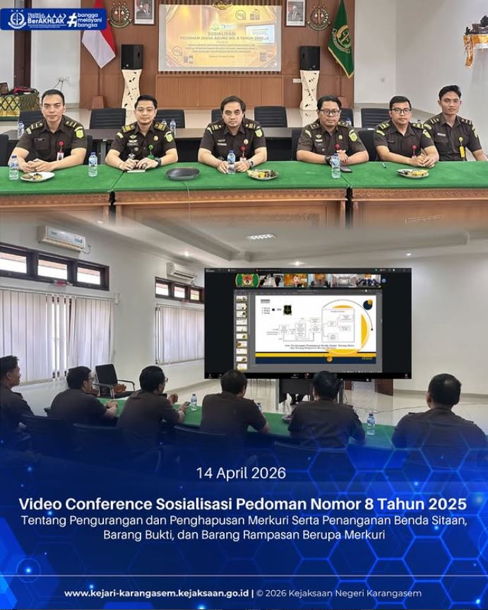 VIDCON SOSIALISASI PEDOMAN NOMOR 8 TAHUN 2025