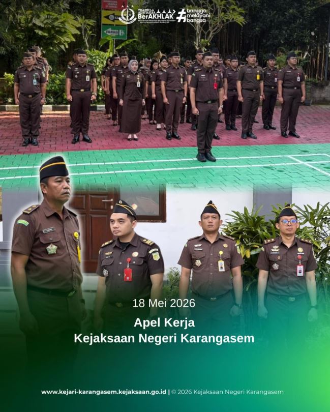 APEL KEERJA KEJAKSAAN NEGERI KARANGASEM