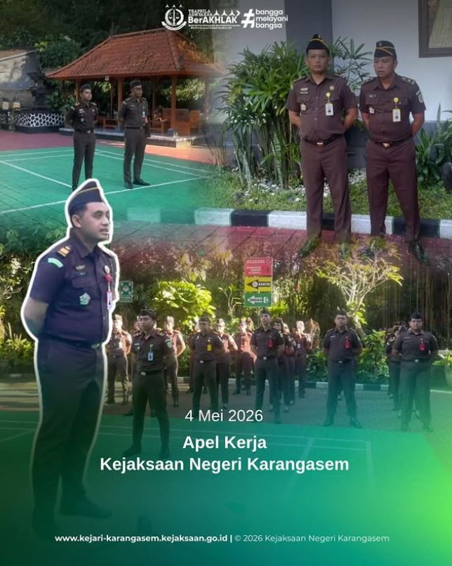 APEL KERJA KEJAKSAAN NEGERI KARANGASEM
