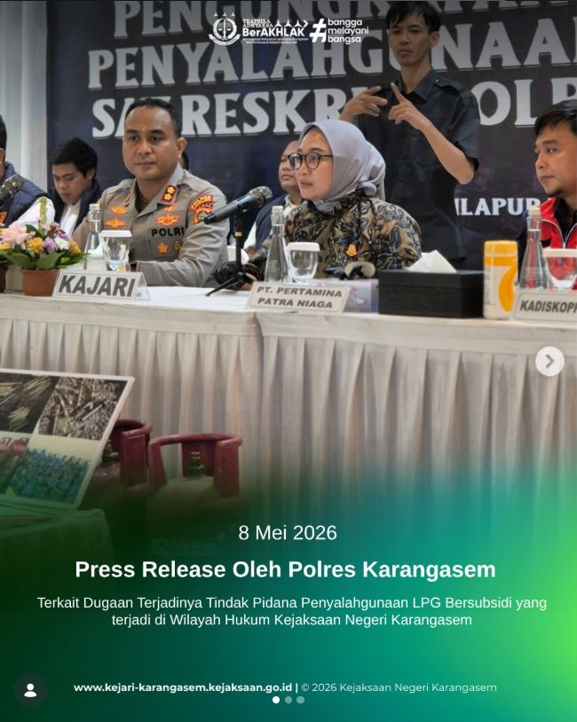 PRESS RELESE OLEH POLRES KARANGASEM
