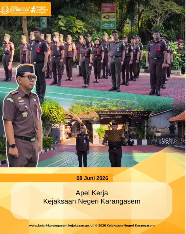 APEL KERJA KEJAKSAAN NEGERI KARANGASEM