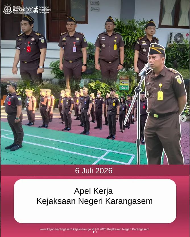 APEL KERJA KEJAKSAAN NEGERI KARANGASEM