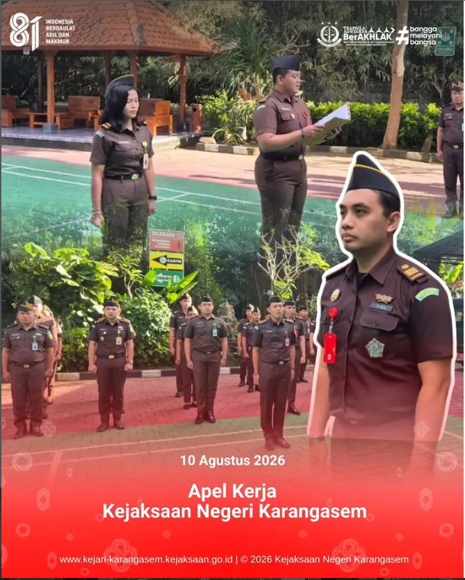 APEL KERJA KEJAKSAAN NEGERI KARANGASEM