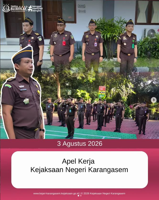 APEL KERJA KEJAKSAAN NEGERI KARANGASEM