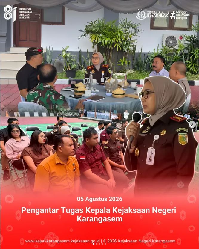 PENGANTAR TUGAS KEPALA KEJAKSAAN NEGERI KARANGASEM