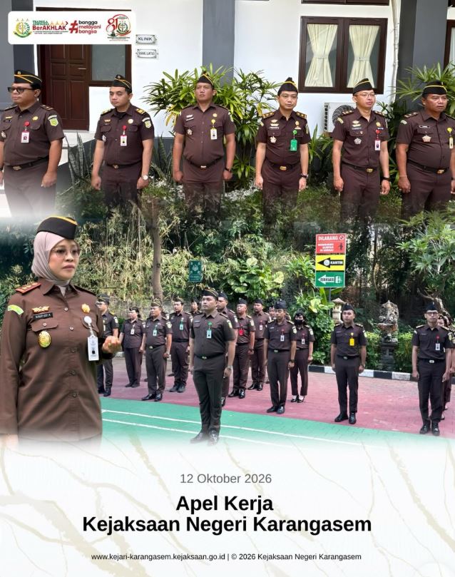 APEL KERJA KEJAKSAAN NEGERI KARANGASEM